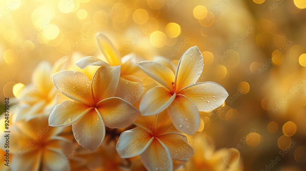 Golden Plumeria Flowers Golden Plumeria Flowers