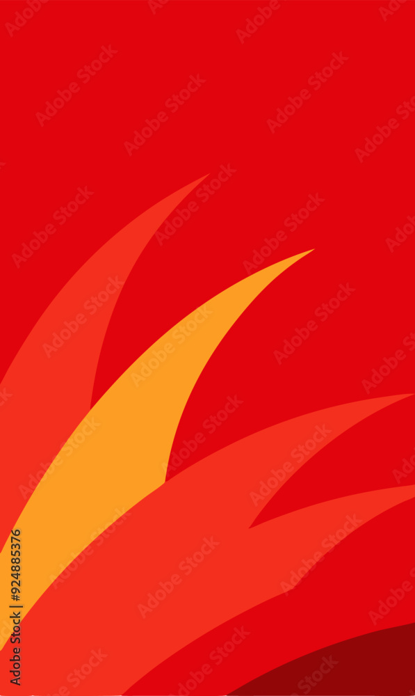 Fototapeta premium A Dynamic and EyeCatching Abstract Red Background Featuring Soothing Waves and Patterns