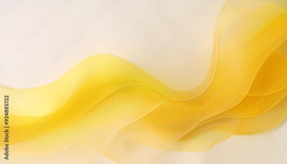 Fototapeta premium Abstract background with yellow and gold waves