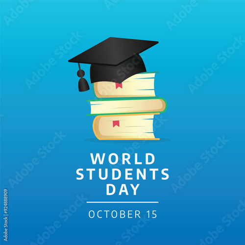 vector graphic of World Students Day ideal for World Students Day celebration.