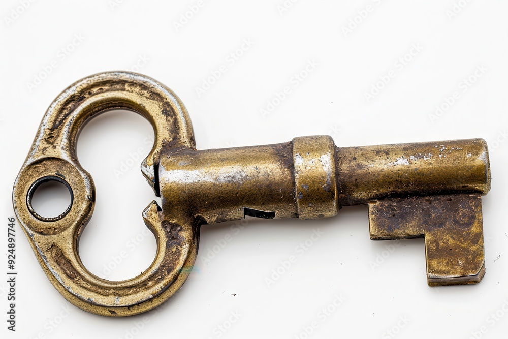 Unlocked Lock - Concept of Business Security on White Background Unlocked Lock - Concept of Business Security on White Background