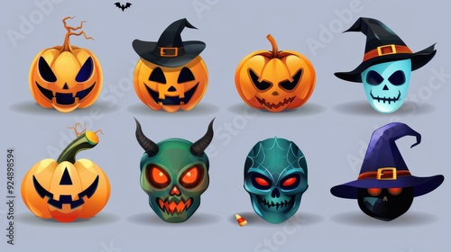 Halloween Masks and Props 