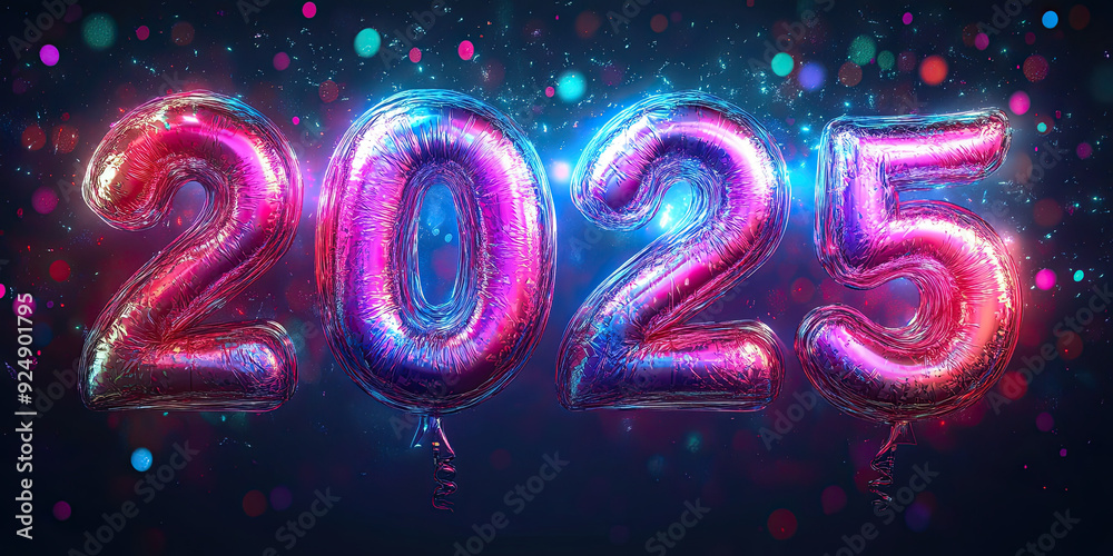 Obraz premium 2025 year