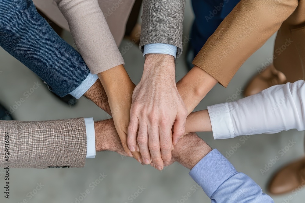 Unity in Diversity: A Collaborative Effort Among Multi-Cultural Executives Showcasing Strength Through Connected Hands and Trust Unity in Diversity: A Collaborative Effort Among Multi-Cultural Executives Showcasing Strength Through Connected Hands and Trust