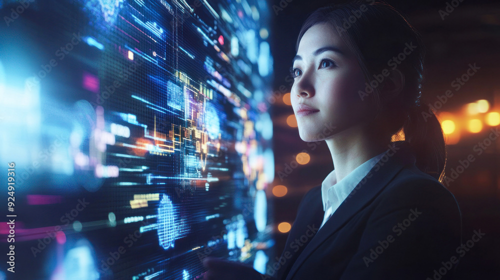 Professional analyzing digital financial information Professional analyzing digital financial information