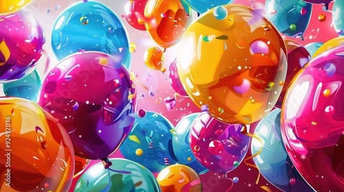 Eyecatching Happy Birthday greeting card