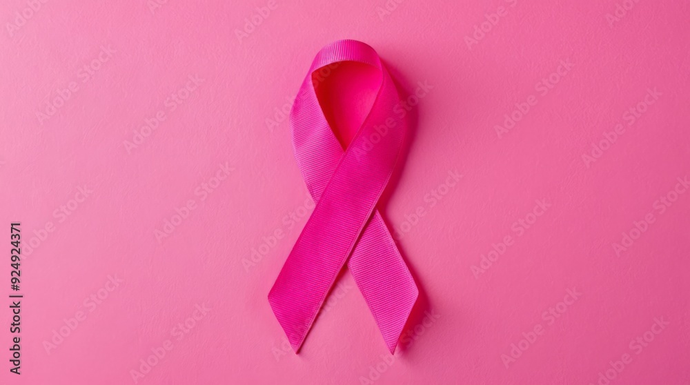 Breast cancer pink ribbon symbol, pink background, breast cancer awareness month concept. Breast cancer pink ribbon symbol, pink background, breast cancer awareness month concept.