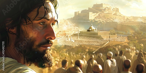 The Millennial Reign: Christ's Thousand-Year Rule on Earth - Imagine a scene of peace and prosperity as Christ reigns on earth for a thousand years, fulfilling biblical prophecy