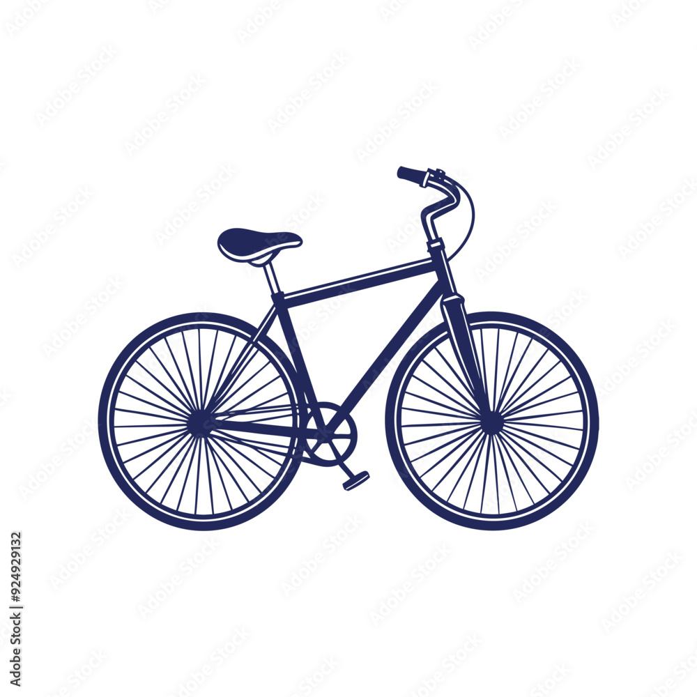 bicycle silhouettes Clip art isolated vector illustration on white background bicycle silhouettes Clip art isolated vector illustration on white background
