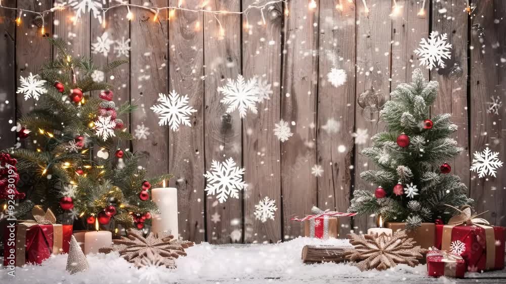 Cozy Christmas Holiday Setting Cozy Christmas Holiday Setting