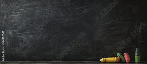 Chalkboard and chalk studio...
