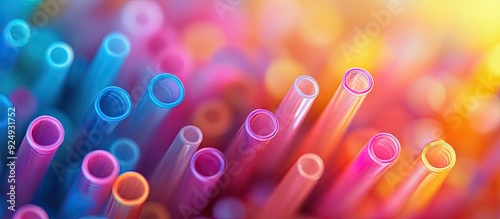 straws plastic drinking bac...