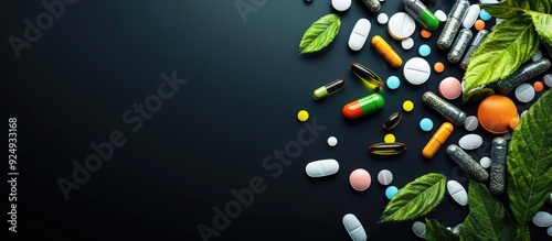 Health care vitamins set ag...