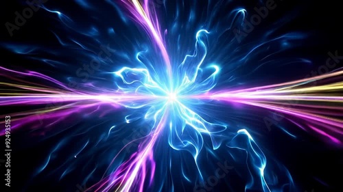 Wallpaper Mural Vibrant Energy Burst Torontodigital.ca