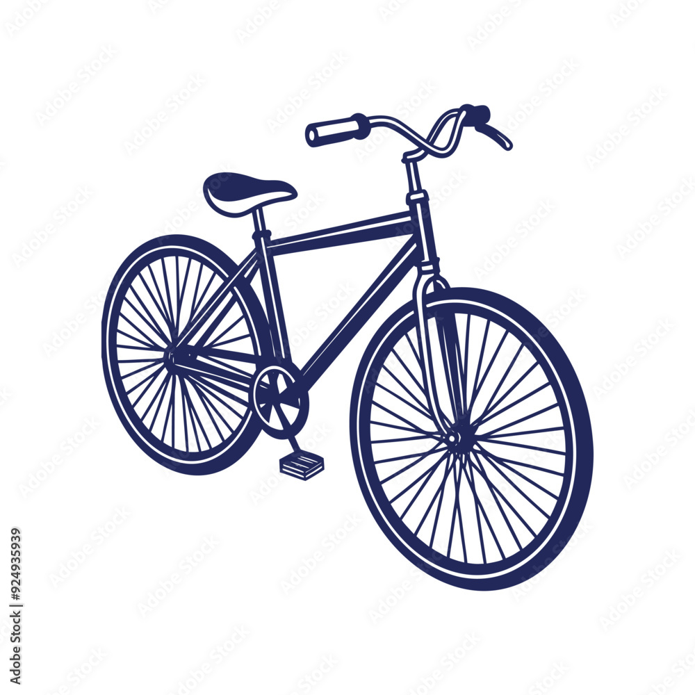 bicycle silhouettes Clip art isolated vector illustration on white background bicycle silhouettes Clip art isolated vector illustration on white background