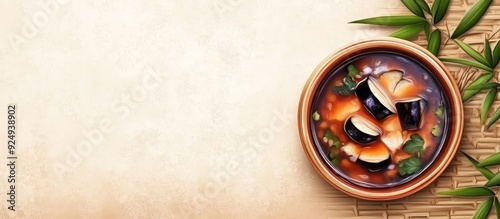 Japanese cuisine Eggplant M...