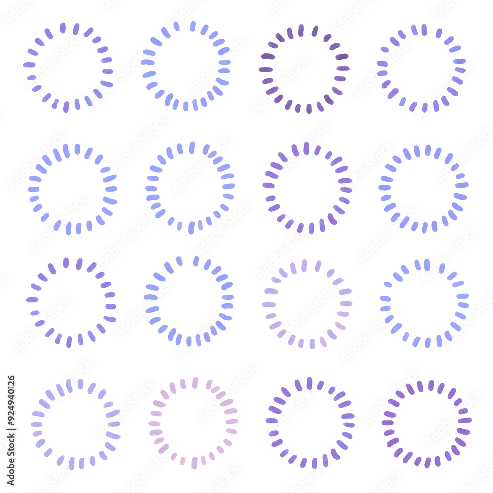 点で囲った丸の背景画像イラスト1 点で囲った丸の背景画像イラスト1