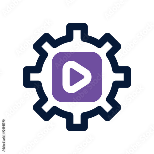 content management icon. vector dual tone icon for your website, mobile, presentation, and logo design.