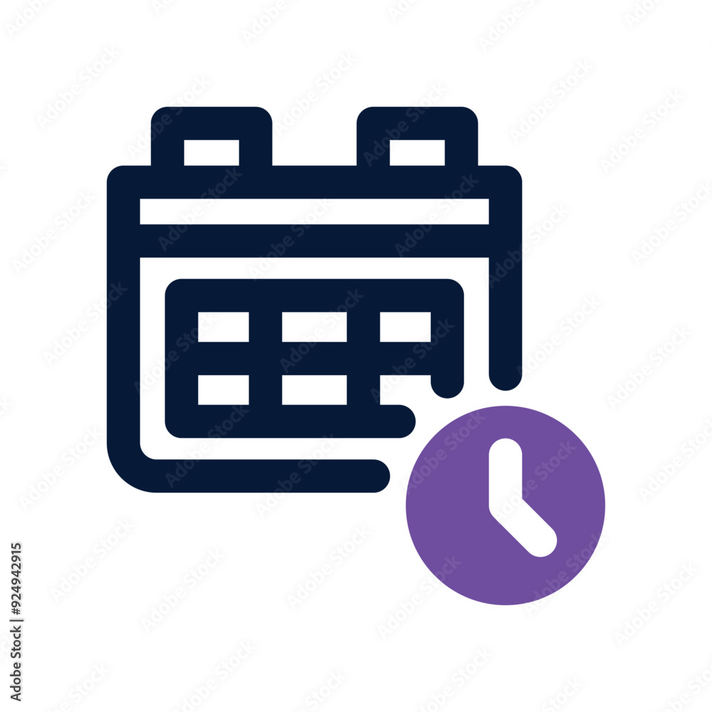 deadline icon. vector dual tone icon for your website, mobile, presentation, and logo design. deadline icon. vector dual tone icon for your website, mobile, presentation, and logo design.