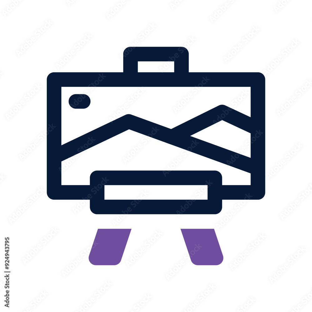 canvas icon. vector dual tone icon for your website, mobile, presentation, and logo design. canvas icon. vector dual tone icon for your website, mobile, presentation, and logo design.