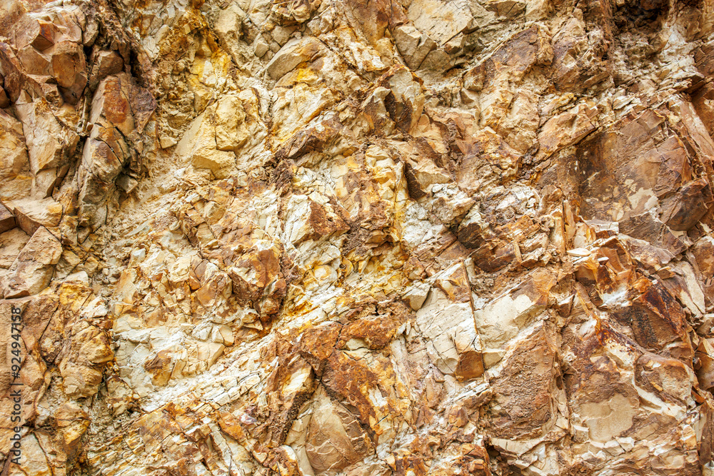 close up texture of the rock 