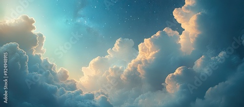 Creative background of clou...