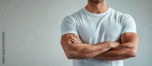 Close up of a man in a plai...
