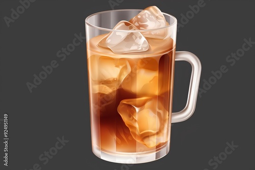 cola with ice