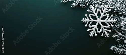 White snowflake design for ...