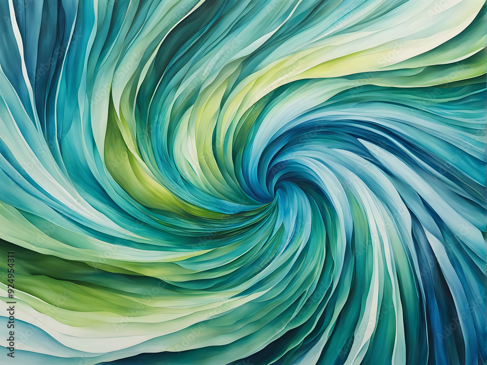 Blue Abstract Wave with Swirling Patterns and Light Textures Blue Abstract Wave with Swirling Patterns and Light Textures