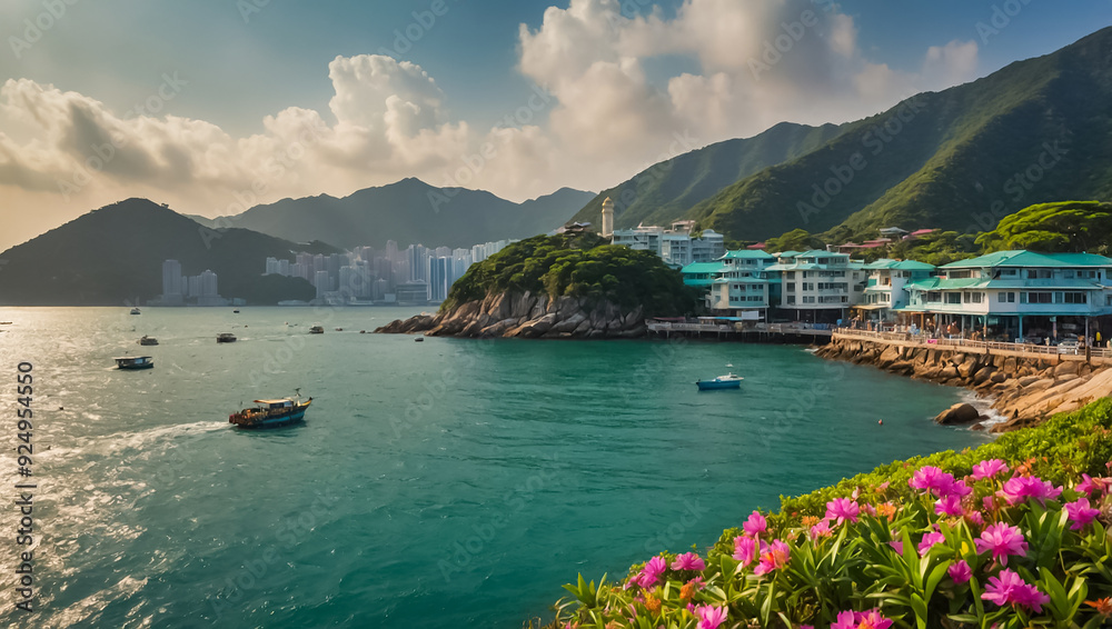 Obraz premium Amazing picturesque Lamma Island, Hong Kong