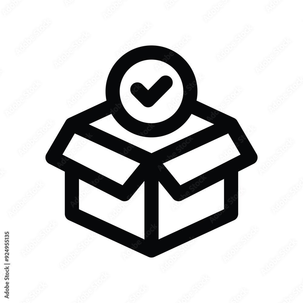 packing icon. vector line icon for your website, mobile, presentation, and logo design.