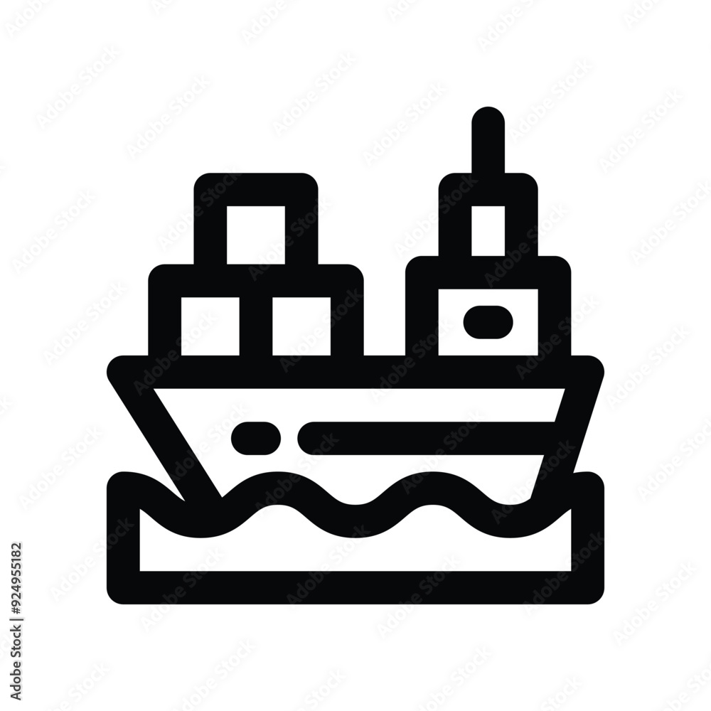 cargo icon. vector line icon for your website, mobile, presentation, and logo design. cargo icon. vector line icon for your website, mobile, presentation, and logo design.