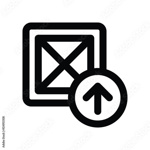 export icon. vector line icon for your website, mobile, presentation, and logo design.
