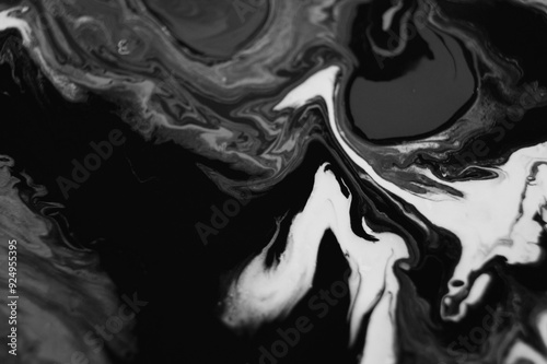 Abstract background. Flowing mixed colors of gray tones.