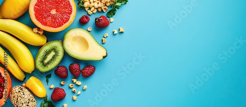 Vegan terms on a blue backg...