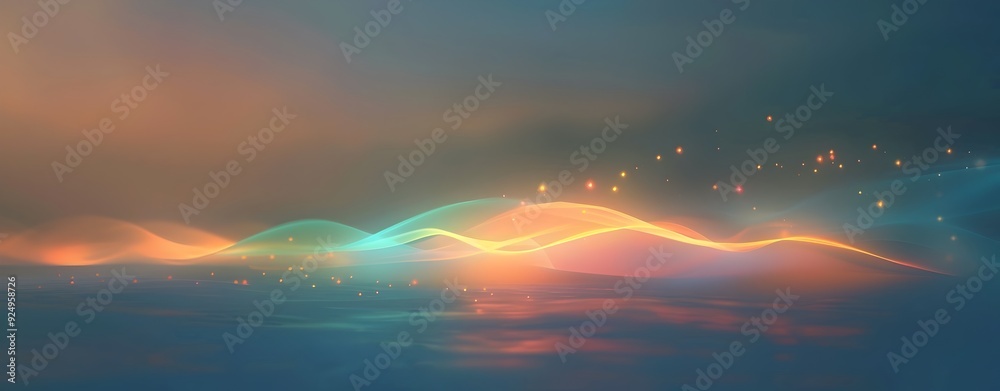 Futuristic Tech Abstract Background with Glowing Light Blue and Pink Dots on a Dark Blue Surface Network Connection Structure and Big Data Futuristic Tech Abstract Background with Glowing Light Blue and Pink Dots on a Dark Blue Surface Network Connection Structure and Big Data