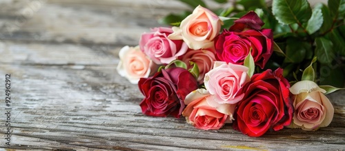 A beautiful bouquet of rose...