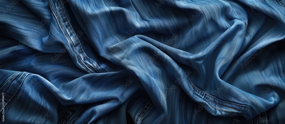 Background of blue denim material with space for text or images. Copy space image. Place for adding text and design Background of blue denim material with space for text or images. Copy space image. Place for adding text and design