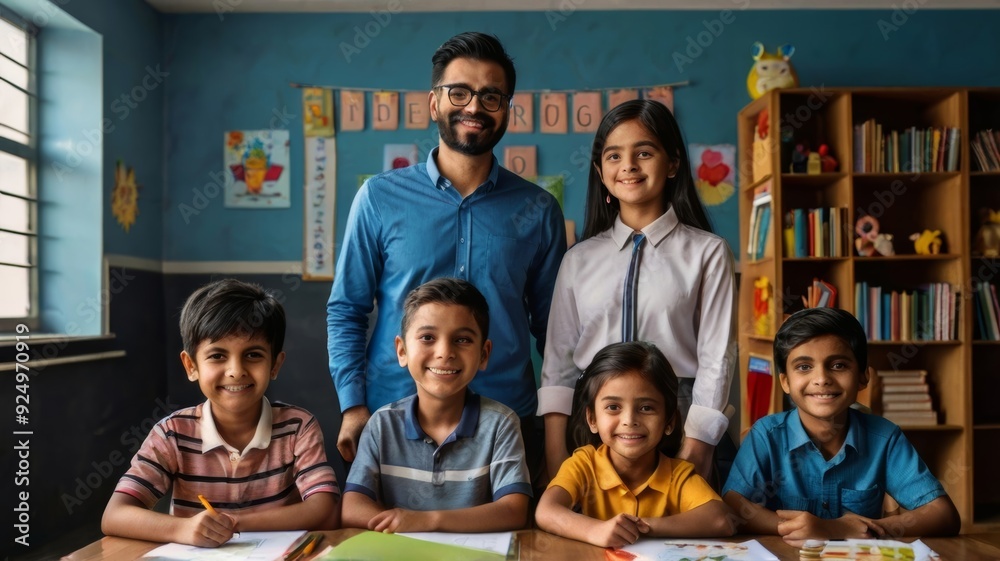 kids and teacher celebrating teachers day kids and teacher celebrating teachers day