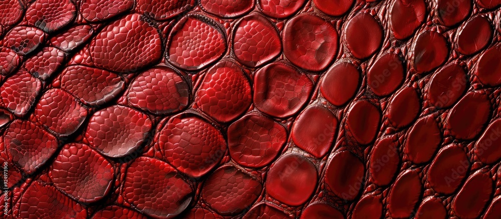 Texture of red python leather for a background with copy space image. Texture of red python leather for a background with copy space image.