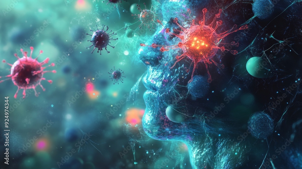 Human Body Under Attack: A 3D Visualization of Viruses and Cells - This ...