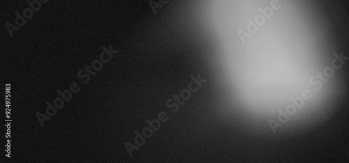 Black white grainy background, monochrome gray noisy texture dark grunge banner, header poster cover backdrop design