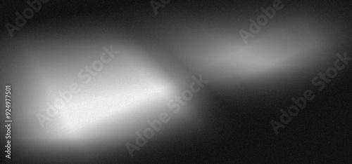 Black white grainy background, monochrome gray noisy texture dark grunge banner, header poster cover backdrop design photo