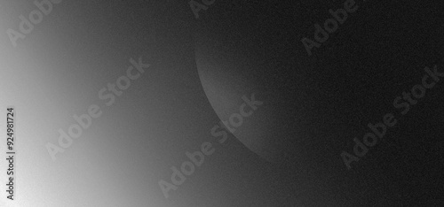 Black white grainy background, monochrome gray noisy texture dark grunge banner, header poster cover backdrop design photo