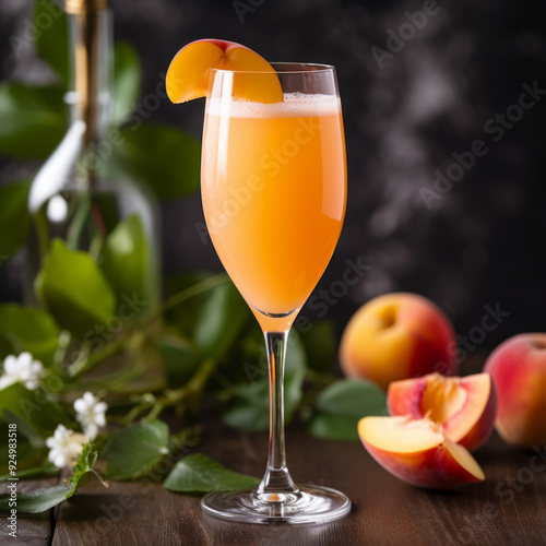 Bellini Cocktail photo