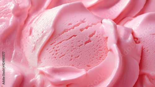 Wallpaper Mural Close-Up of Creamy Pink Gelato Torontodigital.ca