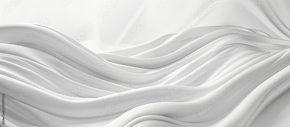 A white backdrop with sleek curved lines ideal for a copy space image A white backdrop with sleek curved lines ideal for a copy space image