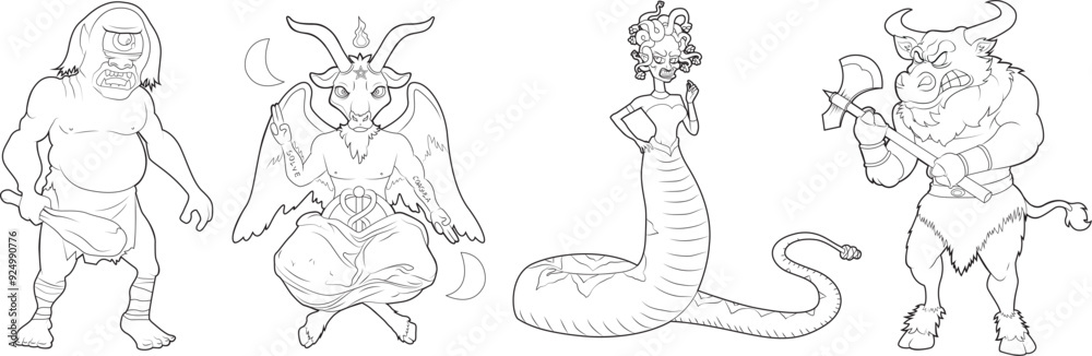 Fototapeta premium Illustrator Character hand drawn sketch of a hand