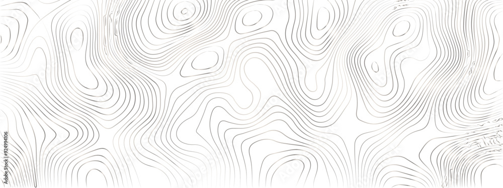 Transparent PNG Topographic line map. Modern design with White background with topographic wavy pattern design.	